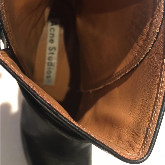 Acne Studios Opal 80 Boots in Black - Picture 3 of 7